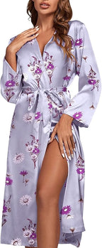 OPOIPIN Women's 3 Piece Pajama Set Sexy Cami Top and Shorts with Robe Sleepwear Loungewear Set
