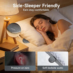 Kinglucky Pillow Speaker for Sleeping, Bluetooth Speaker Under Pillow with Built-in Pink Noise White Noise Sound Machine for Sleeping, White Noise Sound Machine with Sleep Pink Noise Music Grey