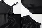 Umeyda Girls & Womens Pajamas Set Sleeveless Camisole Tank Top and Shorts 2 Piece Sleepwear Summer Outfits
