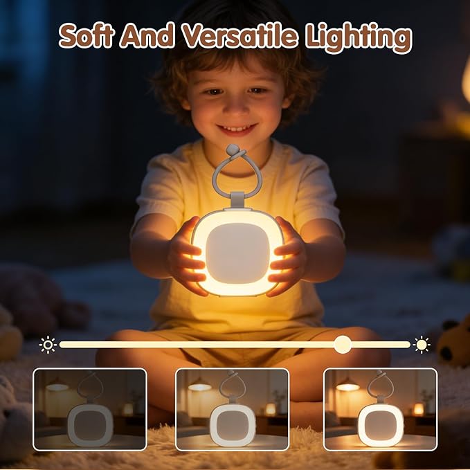 Portable White Noise Sound Machine with Mood Lighting 7 Color Night Light 32 Soothing Sounds, Timer, Memory Function Adjustable Volume Canceling for Sleeping Sound Therapy for Home, Travel