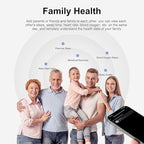 Smart Ring for Women & Men - IP68 Waterproof Fitness Tracker with Long Lasting Batteries, 28-Language App, Sleep/Step/Heart Rate Monitor, Compatible with iOS & Android (Black, 7)