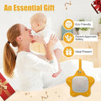 Portable White Noise Machine for Baby | Sleep Aid Music Lullaby Sound Machine with Star Projector for Nursery, Home, Travel | Gift for Infants, Toddlers, Kids