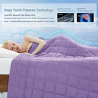 Topcee Weighted Blanket for Adults (25 lbs, 60" x 80") Queen Size Soft Cooling Heavy Blanket Sleeping, Apply to 240-260 lbs Body, Thick Breathable Blanket with Glass Bead, Easy Care