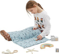 HOSUKKO Weighted Blanket - 3 lbs Blue Shark Heavy Blanket - Small Size Breathable Blanket(20 * 30 inches, 3 lbs)