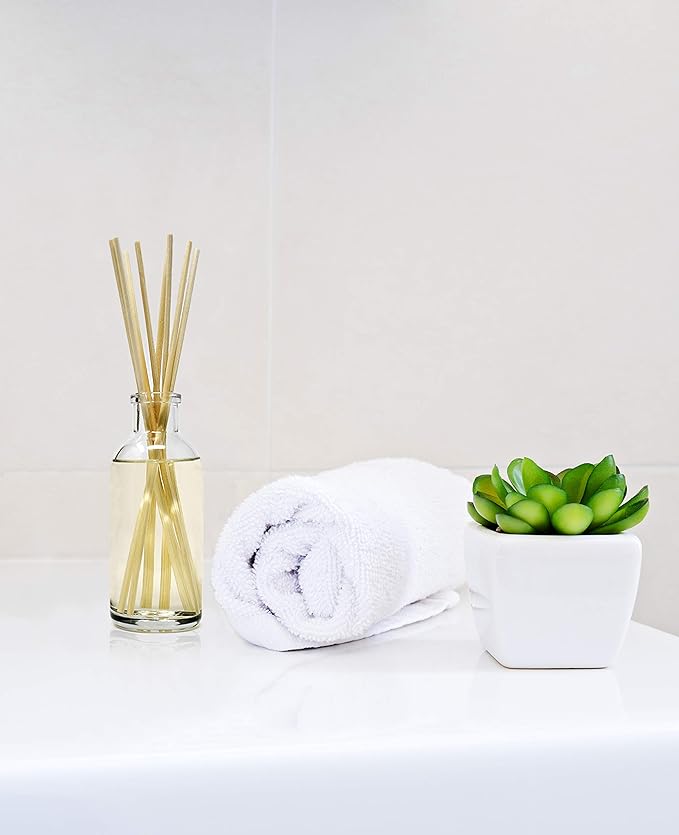 Urban Naturals Tuberose Fragrance Oil Reed Diffuser | Exotic Tuberose and Fragrant Orange Blossom | Floral Room Freshener with Reeds | Vegan. Made in The USA