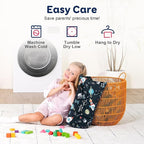 Kivik 2 lbs Weighted Lap Blanket, Small Heavy Lap Pad, Soft Cooling Throw Blankets for School Calming & Bed Sleep Gifts for 4 5 6 7 + Year Old, Machine Washable, 20 x 30 Inches, 2 Pound, Black Sky