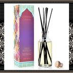 Urban Naturals Moroccan Amber Essential Oil Reed Diffuser Gift Set | Golden Silk Amber, Sun-Kissed Citron, Raw Coconut & Acai | Great Home Fragrance Gift Idea