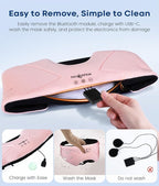 MUSICOZY Bluetooth Sleep Mask Headphones 5.4, Wireless Over-Ear Headphones Washable Zipper Sleep Headphones Mask with HD Stereo Speakers for Side Sleepers Travel & Relaxation, Gifts for Men Women