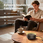 Kipcush Sleep Sound Machine - 21 High-Fidelity Non-Looping Sounds, Portable White Noise Machine for Baby, Kids & Adults, Dimmable Night Light, 6 Auto-Off Timers, USB Powered for Travel, Home & Office