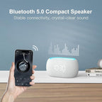 ANJANK White Noise Sound Machine Alarm Clock with Hi-Fi Bluetooth Speaker, 21 Soothing Sounds/7 Night Lights, 0-100% Dimmer/Sleep Timer/Volume Control, Soother for Adults Kids Sleeping, Bedroom, White