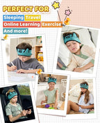 Kids Bluetooth Headband Headphones - Wireless & Wired 3.5mm Jack, Thin Speakers, Adjustable Comfort Fit, Perfect for Toddlers & Children - Home, School & Travel Essentials