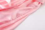 Schbbbta Silk Robes for Women Shawl Collar Long Satin Bathrobe Lightweight Sleepwear Loungewear with Pockets