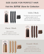 Littles Heatless Curls Overnight Rods Velvet Hair Curler to Sleep in No Heat Heatless Curling Iron Foam Sponge Flexi Rods Hair Rollers for Long Short Hair Care Styling Tools Brown