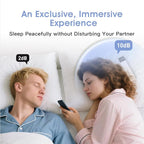 Under-Pillow Speaker for Sleeping - Bluetooth White Noise Sound Machine, Bone Conduction Bluetooth Under Pillow Speaker with 36 Soothing Sounds, Timer, TF Card Support for Side Sleepers & Deep Sleep