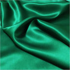 Oeko-TEX Certified Mulberry Silk Pillow Cases Green for Christmas Made in USA, 100% Silk Pillowcase with Zipper, 6A Grade 22 Momme Pure Silk Gift Set, 1 Pcs 20"x30" (Queen, Emerald)