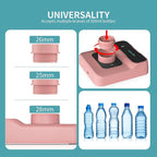 Travel Humidifier, Portable Small Humidifier for Plants, Bedroom, Office, Hotel or Car, 5000mAh Battery Operated Mini Cool Mist Humidifiers, Quiet 23dB, Auto-off, Night Light and BPA-Free, Pink