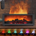 Fireplace Essential Oil Diffuser, 150ml Aromatherapy Diffuser, Ultrasonic Cool Mist Humidifier, 7 Colors Firelight Flame Diffuser with Remote for Home Office