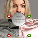 Mulberry Silk Pillowcase for Hair and Skin Pillow Case with Hidden Zipper Soft Breathable Smooth Cooling Silk Pillow Covers for Sleeping (Coral, King,1Pcs)