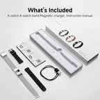 Smart Bracelet, Subscription-Free 24/7 Health Tracking, Heart Rate, SpO2, HRV & Sleep Tracker with IPX8 Waterproof, Wearable Activity & Fitness Tracker, 7-Day Battery, 2 Bands