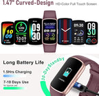 Zeacool Fitness Tracker with 24/7 Heart Rate, Blood Oxygen Sleep Monitor, 123 Sports Modes Calories Smart Watch,IP68 Waterproof Step Counter Activity Trackers Health Pedometer for Women Men