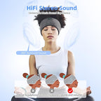 2 Pack Sleep Headphones Bluetooth 6.0 Headband, 20Hr Headband Headphones with HD Stereo Speakers, Sports Wireless Earphones for Side Sleepers Workout Yoga Travel Meditation, Gifts for Women Men