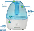 Pure Guardian H910BL Ultrasonic Cool Mist Humidifier, 14 Hrs. Run Time, 210 Sq. Ft. Coverage, Small Rooms, Quiet, Filter Free (Pack of 2)