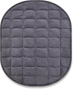 TONGDADA Weighted Lap Blanket 7lbs for Adult,Perfect for Relaxation, Lounging, Napping, Sleeping & Travel,Luxury Minky Weighted Body Blanket,Weighted Throw Blanket-Dark Grey Minky, 29" x 24"