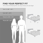 Bedsure GentleSoft Grey Twin Blanket for Bed - Super Soft Cozy Blankets for Women, Cute Large Blanket for Girls, 66x90 Inches