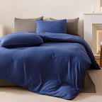 Cottonight Royal Blue Twin Bright Blue Bedding Set 3 Pieces Modern Comforter Fluffy Soft Bedding Set Kids Teens Twin Comforter with 2 Pillowcases