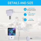Night Lights Plug into Wall Colorful Blue Butterfly Night Lights Dusk to Dawn Sensor Led Lamp for Women Men,Led Lights for Stairway/Hallway/Bedroom,0.5W