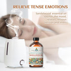 EVOKE OCCU Sandalwood Essential Oils for Skin Care, Diffuser, Perfume, Candle and Soap Making - 4 FL Oz