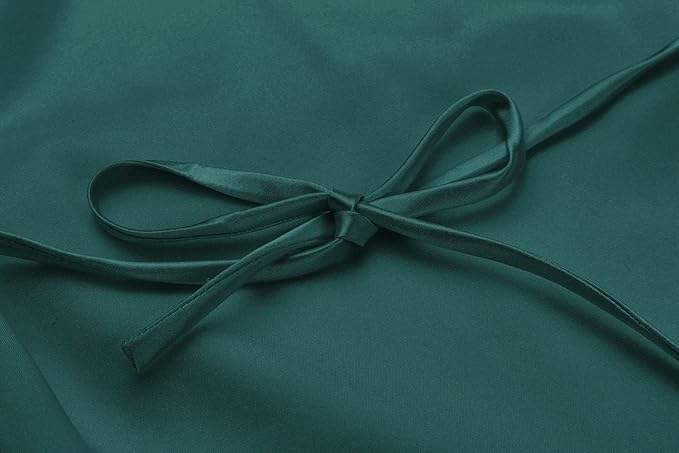 Women's Satin Short Robe Bridesmaid Bride Wedding Party Robes Silky Sleepwear Loungewear