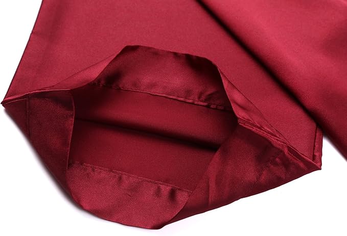 Women's Pure Color Satin Kimono Robe Short Bridesmaids Robe Dressing Gown