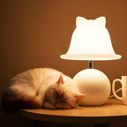 Joyzy Mushroom Table Lamp for Bedroom, Desk Bedside Small Lamp for Living Room Night Stands, Mushroom Lighting Decor Cute Modern Light, Unique Aesthetic Home Decor