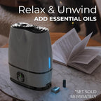 Everlasting Comfort 6L Humidifiers for Bedroom, Quiet 50HR Runtime No-Filter Supersized Cool Mist Humidifier Large Room for Whole House, Plants, Baby Nursery, Allergies, Dry Skin, Congestion, Indoor