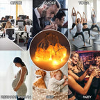MINGRI Himalayan Salt lamp Salt Rock Night Light USB Fairy Hanging String Lights for Bedroom,Crystal Stones Natural Pink Salt Lamp for Meditation,Yoga,Office, Bedside,Desk,Computer, Baby,Child