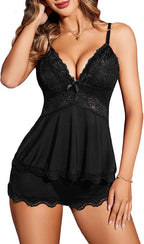 Avidlove Womens Sweetness Cami Set Lace Camisole Lingerie Nightwear Sexy Pajamas Lounge Sets
