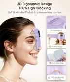 MUSICOZY 3D Silk Bluetooth Sleep Mask Headphones, Mulberry Silk Eye Mask with Ultra-Thin Wireless Speakers, Bluetooth 5.4 Sleeping Headphones for Side Sleepers, Music Sleep Mask Gifts for Men Women