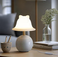 Joyzy Mushroom Table Lamp for Bedroom, Desk Bedside Small Lamp for Living Room Night Stands, Mushroom Lighting Decor Cute Modern Light, Unique Aesthetic Home Decor