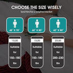 Sherpa Weighted Blanket for Adults 15lbs, 48"x72", Twin Full Size Fuzzy Heavy Throw Blanket for 120-160lbs, Microfiber Soft Thick Big Blankets Weighted Comforter Breathable Gift for Sleeping, Red