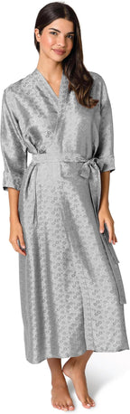 Tara Sartoria Luxury Artisan Silk Robe for Women, Washable, Full Length, Jacquard, XS–4XL, Oprah Daily 2025