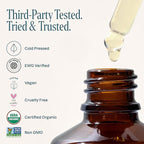 Cliganic Organic Cedarwood Essential Oil - 100% Pure Natural Undiluted, for Aromatherapy Diffuser | Non-GMO Verified