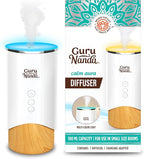 GuruNanda Calm Aura Essential Oil Diffuser, Sleek Modern Aromatherapy Diffuser with Turbo & Mist Modes, Auto Shut-Off Safety, Covers 250 Sq Ft, 100 ml