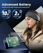 Perytong Headphones Headband for Sleep, Sleeping Headphones Soft Sleep Earbuds Bluetooth Headband Over On Earphones,Gifts for Women Man Mothers Fathers Day Birthday Christmas Valentine's Day