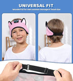 KIDSBAND Kids Headphones, Cozy Bluetooth Headphones for Kids with Wired Playback 3.5 MM Jack for School,Foldable Cat Ear Headset for Girls Boys Children,Kindle Tablet Cellphones Airplane Travel