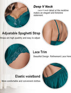 Avidlove Satin Pajamas Set Womens Lace Sleepwear Sexy Lingerie Cami Shorts Set S-XXL