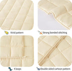 HOSUKKO Weighted Blanket - 3 lbs Ivory Heavy Blanket - Breathable Blanket(36 * 48 inches, 3 lbs)