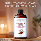 Majestic Pure Essential Oil with Glass Dropper - 100% Pure and Natural - Essential Oils for Diffuser, Aromatherapy, Soap and Candle Making, Coconut Vanilla Essential Oil, Coconut Vanilla Oil, 2 Fl Oz