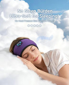 Perytong Sleep Headphones Bluetooth Headband Earphones, Wireless Sleeping Headphones Headband for Sleeping, Sports, Gifts, Workout, Jogging, Yoga, Insomnia, Air Travel, Meditation