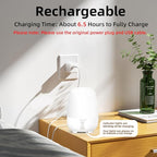 SPLITSKY 150ML Cordless Essential Oil Diffuser, Built-in 6000mAH Rechargeable Battery, 7 Hours Run Time, 7 Colors LED Light, Portable Aromatherapy Diffuser for Home, Outdoor, Travel (White)